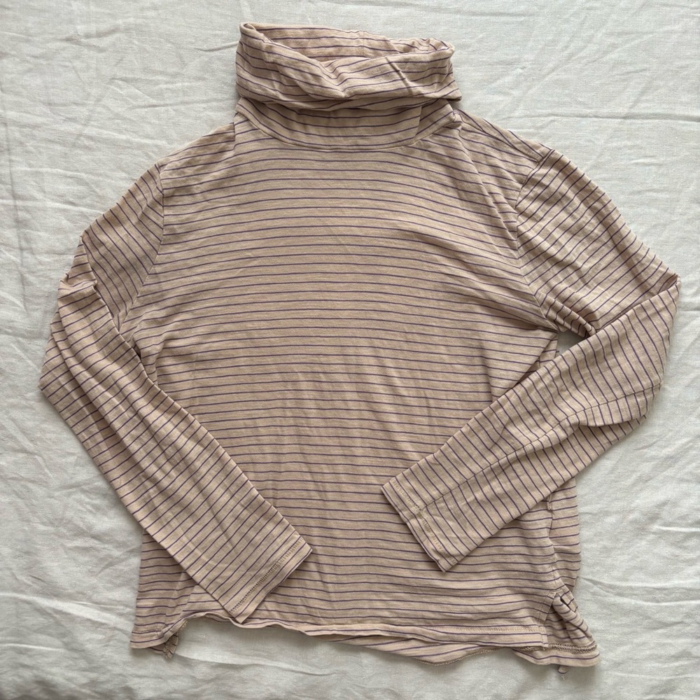 Madewell Striped Turtleneck